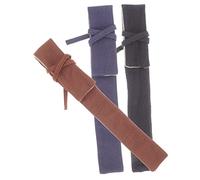 IWOWHERO 3piezas Bolsa De Almacenamiento Para Tubos De Incienso De Funda De Algodón y Lino Diseño Aleatorio Para Tubos De Fragrancia y Otros Accesorios