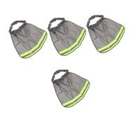 IWOWHERO 4 Piezas ala de Sombrero de Trabajador alas de Casco Visera del Casco campismo campingas Crema Solar loción bronceadora Sombra de Cuello Sombras de Sombrero Duro para el Sol Grey