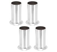 IWOWHERO 4 Piezas Cubiertas de Base para Candelabros de Metal Cromado Accesorios Prácticos para Portalámparas de Lámparas de Araña Tubos de Soporte para Luces de Techo