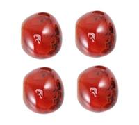 IWOWHERO 4 Piezas De Ágata Bandeada Sardónice Natural Pulida Piedra Curativa Pequeña 2-3 Cm Piedras Irregulares Para Meditación Decoración y De Preocupación