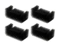 IWOWHERO 4 Piezas Filtro de Esponja en Forma Bebederos de Mascotas, Accesorio Compatible Fuentes de Agua, Material Esponja Negra Que Mantiene el Agua Fresca y Reduce Riesgos Renales