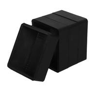 IWOWHERO 4 Piezas Tope para Ruedas de Muebles con Mecanismo de Bloqueo Preciso Base de Goma Antideslizante para Sofás Camas y Sillas Protege Suelos y Fija Ruedas Giratorias Fácil