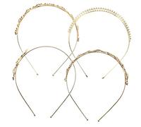 IWOWHERO 4piezas Diadema De Novia Brillantes De Tocado Ligero Para Bodas y Fiestas Accesorio Elegante Para Novias y Eventos Especiales