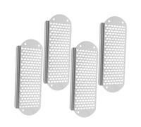 IWOWHERO 4piezas Profesionales Para Pies Limador Inoxidable Para Eliminar Muerta y Durezas Para Casa y Salones De Pedicura
