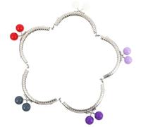 IWOWHERO 5 Cierres Metálicos Semicirculares para Monedero de 10,5 Cm, Marco de Metal para Bolso Diy, Cierre de Beso para Bolsa de Monedas, 5 Piezas para Manualidades y Costura