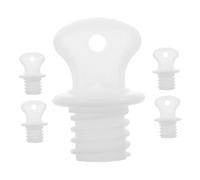 IWOWHERO 5 Piezas tapón de botella a prueba de fugas tapones selladores tapones de repuesto cinta dispensadora pegatina antimanipulación las bolsas de agua caliente se detienen caucho