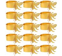 IWOWHERO 50 Anillos De Servilleta con Forma De Abeja Y Purpurina para Mesa De Comedor Hebillas para Servilletas De Abeja Hebillas para Banquetes Anillos