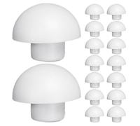 IWOWHERO 50 Piezas 50 Protectores para Asiento de Inodoro, Amortiguadores Silenciosos Antideslizantes, Parachoques de Tapa Compatibles Bidé, Cojines de Reparación para Baño, Paquete