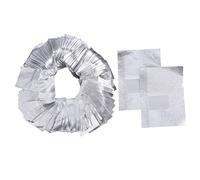 IWOWHERO 500 Piezas de Almohadillas de Algodón para Quitaesmalte Papel de Aluminio Remoción de Gel Uv y Acrílico Kit Profesional para Manicura Salones y