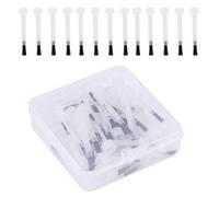 IWOWHERO 50piezas Cepillos De Uñas Desechables Para Aplicar Esmalte De Manicura Mango Ergonómico Para Técnicas De Uñas y Casa