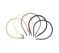 IWOWHERO 5piezas Diadema de Cristal Exquisita para Mujer Diadema Brillante Banda Accesorios Cabello Moda para Ocasiones Especiales