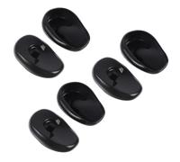 IWOWHERO 6 Auditivos de Plástico Negros para Teñir el Cabello Orejeras Impermeables Reutilizables para Peluquería Accesorios Ligeros para Evitar Manchas y Proteger la Piel Durante el