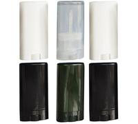 IWOWHERO 6 Contenedores Tubo Vacío para Bálsamo Labial DIY de Plástico, 15g, Diseño Compacto y Fácil de Usar para Hacer Brillo Labial Familia y Amigos Color Aleatorio