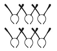 IWOWHERO 6 diademas con forma de insecto, antena de hormiga, diadema con diseño de y abeja, aros para el pelo, suministros para fiestas de Halloween y accesorios para fotos, cómodas de llevar.