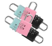 IWOWHERO 6 piezas Candados de Combinación para Candados y Resistencia Perfectos para Maletas Mochilas y Armarios