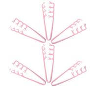IWOWHERO 6 Piezas Peine Texturizador para Cabello Rizado Peine de Dientes Anchos para Volumen y Estilo para Controlar Flequillo y Definir Textura Color Rosa