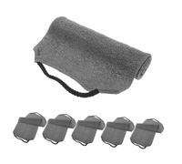 IWOWHERO 6 Piezas Toalla Exfoliante de Nylon para Ducha Limpiador Corporal Japonés con Banda Larga Resistente para Espalda y Difíciles Reutilizable Secado Rápido para Limpieza Profunda