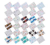 IWOWHERO 60 Hojas Calcomanías para Uñas de Fiesta Pegatinas Navideñas para Manicura Pvc Hojas de Pegatinas de Navidad para Uñas para Crear Nail Art Fácil de Aplicar Uso Profesional Casa