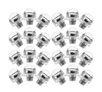 IWOWHERO 60 Silenciadores de Goma Transparentes para Tijeras de Peluquería Diámetro 30 MM Accesorios de Silicona Duradera para Reducción de Ruido Repuestos para Estilistas