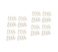 IWOWHERO 64 Piezas esponja triangular maquillaje de hojaldre triangular estuche para brochas de maquillaje esponjas de maquillaje equipo esponja de manicura herramienta de manicura