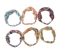 IWOWHERO 6piezas Diademas Para Mujer Accesorios De Pelo Bandas Anchas No Deslizan Transpirables Cómodas