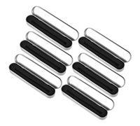 IWOWHERO 6piezas Estuche Metálico Rectangular para Lápices Caja De Hojalata Portátil con Compartimentos Organizador De Papelería Duradero y Resistente para Uso Escolar y Oficina