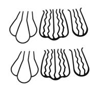 IWOWHERO 6piezas Peines Laterales De Metal Para Mujeres Accesorios Para Peinados De Moño y Recogidos Herramientas De Estilo Vintage Para Ocasiones Especiales