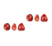 IWOWHERO 6piezas Piedras De Ágata Sardonyx Naturales Para Sanación Para Manualidades y Decoración De Fuentes Energía Positiva y