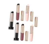 IWOWHERO 6piezas Pinceles De Silicona Para Manicura De Aplicadores De Gradiente Para Uñas y Maquillaje Fácil De Limpiar y Usar Para Arte De Uñas y Labios