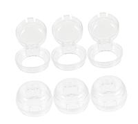 IWOWHERO 6piezas Seguridad Familiar Protectores Perillas Estufa Transparente Multifuncionales Lavadoras