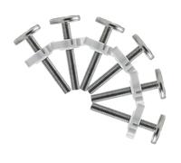 IWOWHERO 6piezas Tornillos Metálicos Para Puertas Unidades Para Puertas De Presión Accesorios De Seguridad