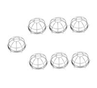 IWOWHERO 7 Piezas Protector Metálico para Detector de Incendios Montaje Pared Resistente para Rociadores y para Hogares y Comercios Diseño Duradero y