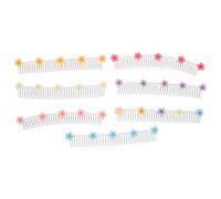 IWOWHERO 7 Pinzas Invisibles Pelo con Peine Elástico, Horquillas Metálicas para Flequillo y Moños, Accesorios para Recoger Cabello, Uso Diario, Color Mixto, Tamaño Pequeño