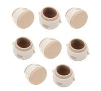 IWOWHERO 8 Piezas Fundas para Patas de Sillas de Silicona Antideslizantes y Protectoras de Suelo de Tapas para Patas de Muebles Cubiertas Resistentes y Silenciosas para Suelos Duros