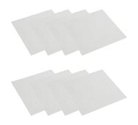 IWOWHERO 8 Piezas Placa Aislante de Mica para Microondas de 13 Cm, Pieza de Repuesto Ignífuga, Material Mica de Alta Temperatura, Ahorro de Espacio para Cocina y Oficina