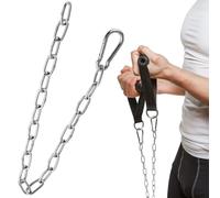 IWOWHERO Accesorios Gimnasio Cadena Extensiva de Tríceps de Hierro para Ejercicios de Fuerza Compatibles Sistema de Gimnasio y Agarres para Gym Manos