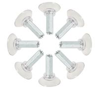 IWOWHERO Accesorios para Picadora de Carne 2 Juegos Tornillo Base Ventosa Acero Inoxidable Base para Amoladora de Carne Recambio en Cocina Doméstica y Profesional