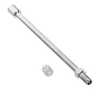IWOWHERO Adaptador de extensión de válvula de latón para inflador de Ruedas de Coche y Motocicleta, Varilla Inflable de 150 mm con Estilo y función de inflado sin Esfuerzo
