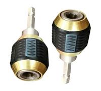 IWOWHERO Adaptador de Impacto para Taladro Eléctrico 1/4 Hexagonal Autocierre 60 Mm Extensión de Impacto 2 Piezas para Uso en Automóviles y Bricolaje