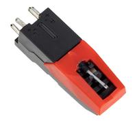 IWOWHERO Aguja para Tocadiscos Negro Vintage Cartucho de Aluminio Pastilla para Fonógrafo y Gramófono Accesorio Repuesto para Platos Giratorios Compatible Equipos de Audio Analógico