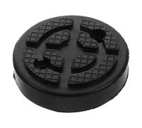 IWOWHERO Almohadilla de Goma Redonda para Gato de Piso, Estabilizador para Elevadores de Coches, Accesorio Antideslizante de Caucho Resistente, 1 Unidad, Uso Automotor y Taller