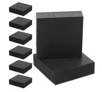 IWOWHERO Almohadillas Antideslizantes para Muebles 8 Piezas, Elevadores Cuadrados 50x50x20 Mm, Protectores para Patas de Sofá, Cama y Escritorio, Amortiguadores para Suelos de Madera