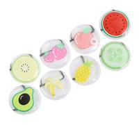 IWOWHERO Almohadillas Refrescantes para Ojos Gel y Patrón de Frutas, Pack de 8 Unidades, Tamaño Estándar, Alivio de Fatiga Ocular para Mujeres, Uso en Casa y Viajes, Compresas Frías