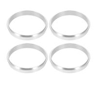 IWOWHERO Anillo Sellador de Aluminio 90 Mm para Máquina Automática de Sellado, Adaptador de Borde Alto para Vasos de Papel y Plástico, 4 Piezas, Repuesto para Sellador de Té Leche