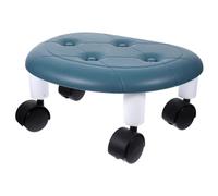 IWOWHERO Asiento Rodante Bajo Multifuncional Ruedas Giratorias para y SPA para Calzado y Descanso