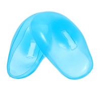 IWOWHERO Auditivo De Silicona Para Tinte De Cabello 1 Par Reutilizable Ajustable Adecuado Para Salones Color Azul Cubiertas Para Oídos Protección Contra Tinte y Agua Para Uso Personal y Profesional