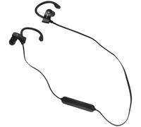 IWOWHERO Auriculares con Gancho Oreja Inalámbricos Deportivos Estéreo con Micrófono Integrado Cable TPE de 12 Metros Color Negro y Gris Compatibles con Dispositivos Digitales Ideales