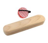 IWOWHERO Badajo de Costura de Madera para Coser y Planchar Telas, Herramienta Multifuncional Soporte para Alfileres, Adecuado para Tareas de Acolchado en Casa