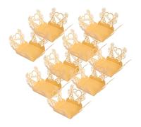 IWOWHERO Bandeja de Papel Decorativa para Chocolates 50 Unidades Color Blanco Diseño de Rosas y Borde de Encaje para Bodas y Fiestas, Envoltorios de Dulces para Obsequio y Decoración