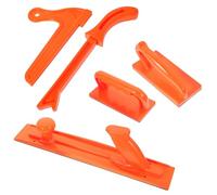 IWOWHERO Bloque de Empuje para de Mesa y Fresadora de Carpintería 5 Piezas Base Almohadillas de Goma Antideslizante Protección Manos Herramientas Seguras para Trabajo Madera